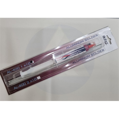 Al-400 F 230x3,2 mm/10db + folyasztószer (alumínium forrasz)
