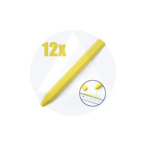 BLEISPITZ gumijelölő kréta /sárga/