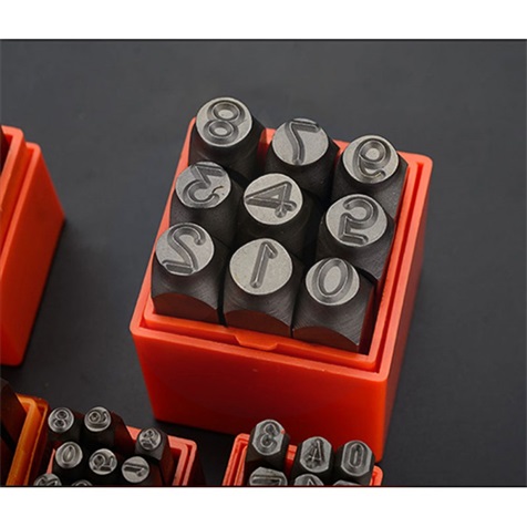 Beütő szám készlet 4 mm 9 részes HARDEN
