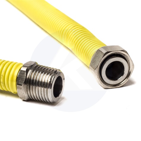Flexibilis gázcső 1/2" KB  50-100 cm (Nyújtható)