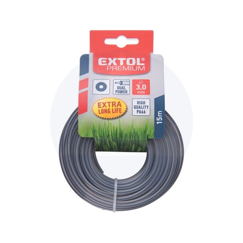 Fűnyíró damil 1,6 mm kör  Extol 8870902
