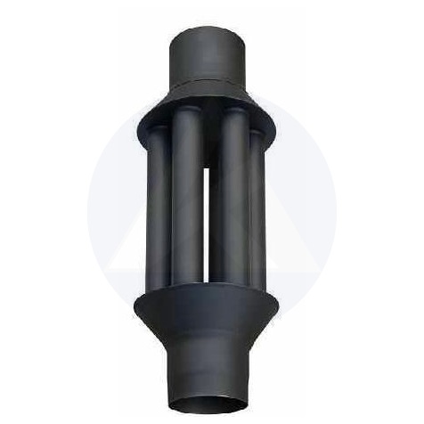 Füstcső hőfokozó 130/65 cm (hődob) vastagfalú (1,8mm)