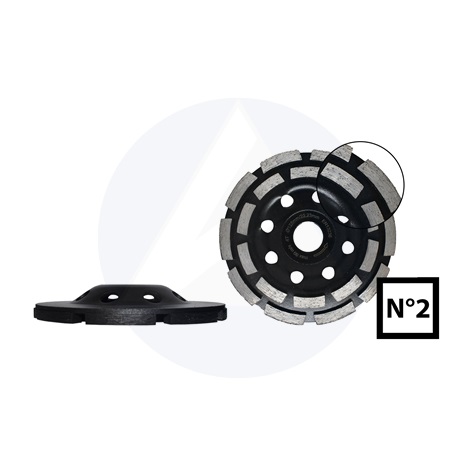 Gyémántcsiszoló korong 115 mm ABRABORO No2