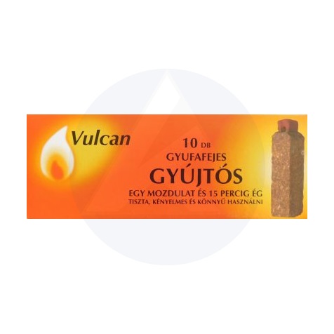 Gyufafejes gyújtós 10 db-os