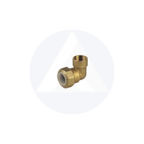 KPE könyök sárgaréz  BM 25/3/4"