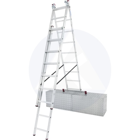 KRAUSE 33390 CORDA 3x9 fokos sokcélú létra lépcsőfunkcióval