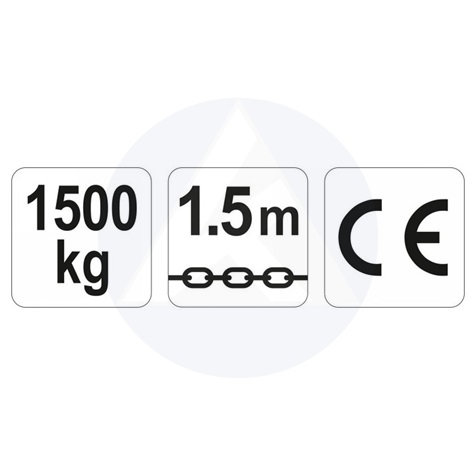 Láncos emelő karos 1,5 t/1.5 m. YATO