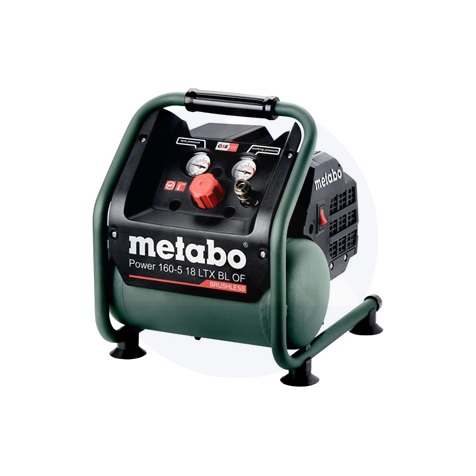 METABO Power 160-5 18 LTX BL OF akkumulátoros kompresszor