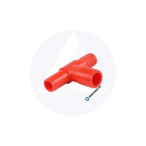 Műanyag tömlő T elosztó  3/4"-  3/4"- 3/4"