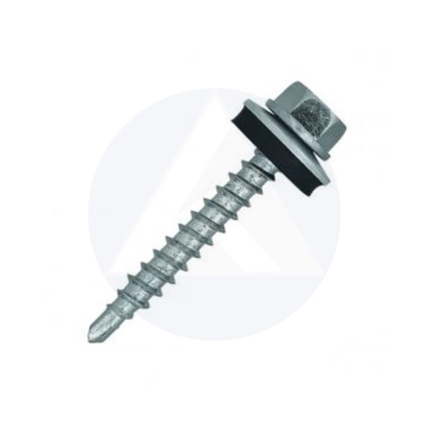 Önfúró lemezcsavar 4,8x35+ EPDM alátét RAL8017 csokibarna