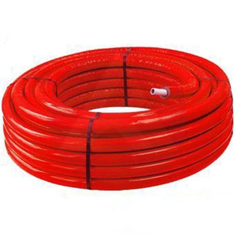 Ötrétegű cső 16x2 mm szigetelt piros