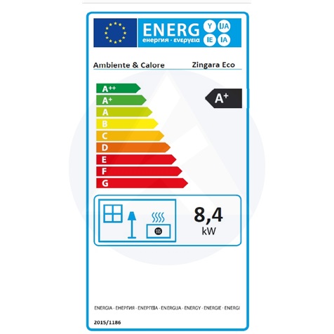 Pellet kandalló Zingara ECO 8 Kw