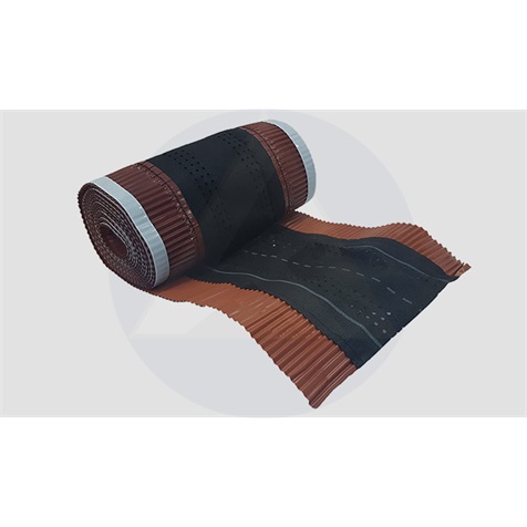 ROLL-O-MAT 300 mm univerzális szellőző gerincalátét 5 fm (téglavörös, fekete)