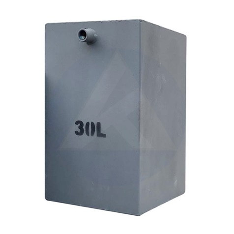 Tágulási tartály, nyitott 30 liter, Acél