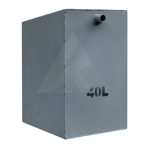 Tágulási tartály, nyitott 40 liter, Acél