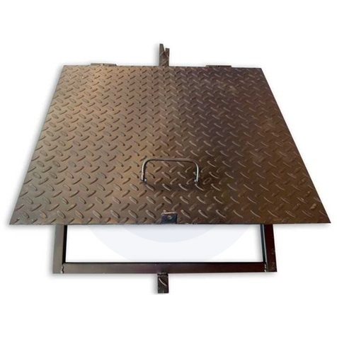 Vízóra aknafedél 60x70 festett, lakatolható